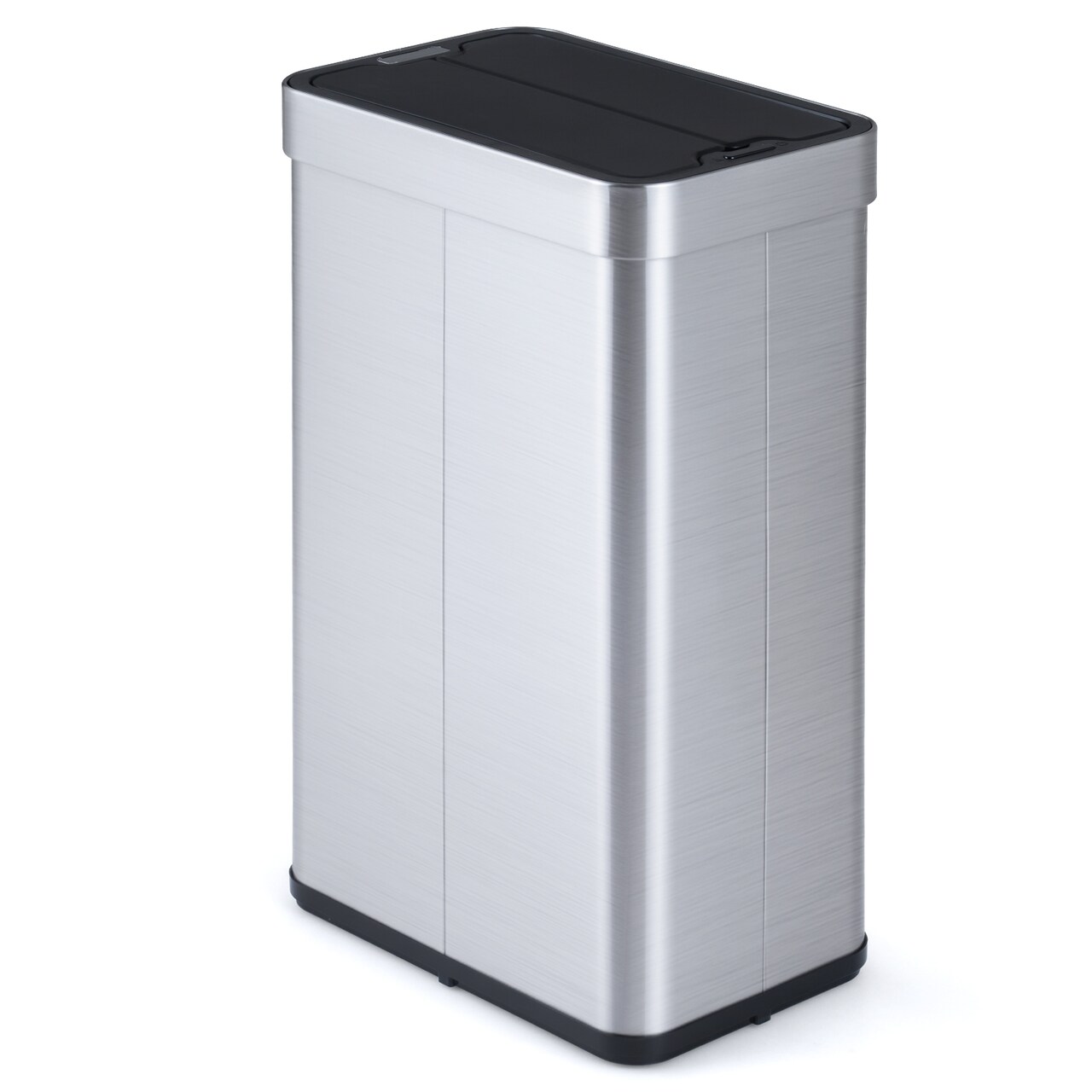 Touchless 16 Gallon Trash Can with Automatic Wing Lids and Anti-Fingerprint Finish